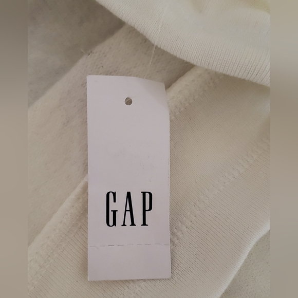 GAP Size XL White Drawstring Sweatpants With Embroidered Logo - Picture 6 of 14